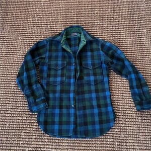 Pendleton Green and Blue Wool Jacket
